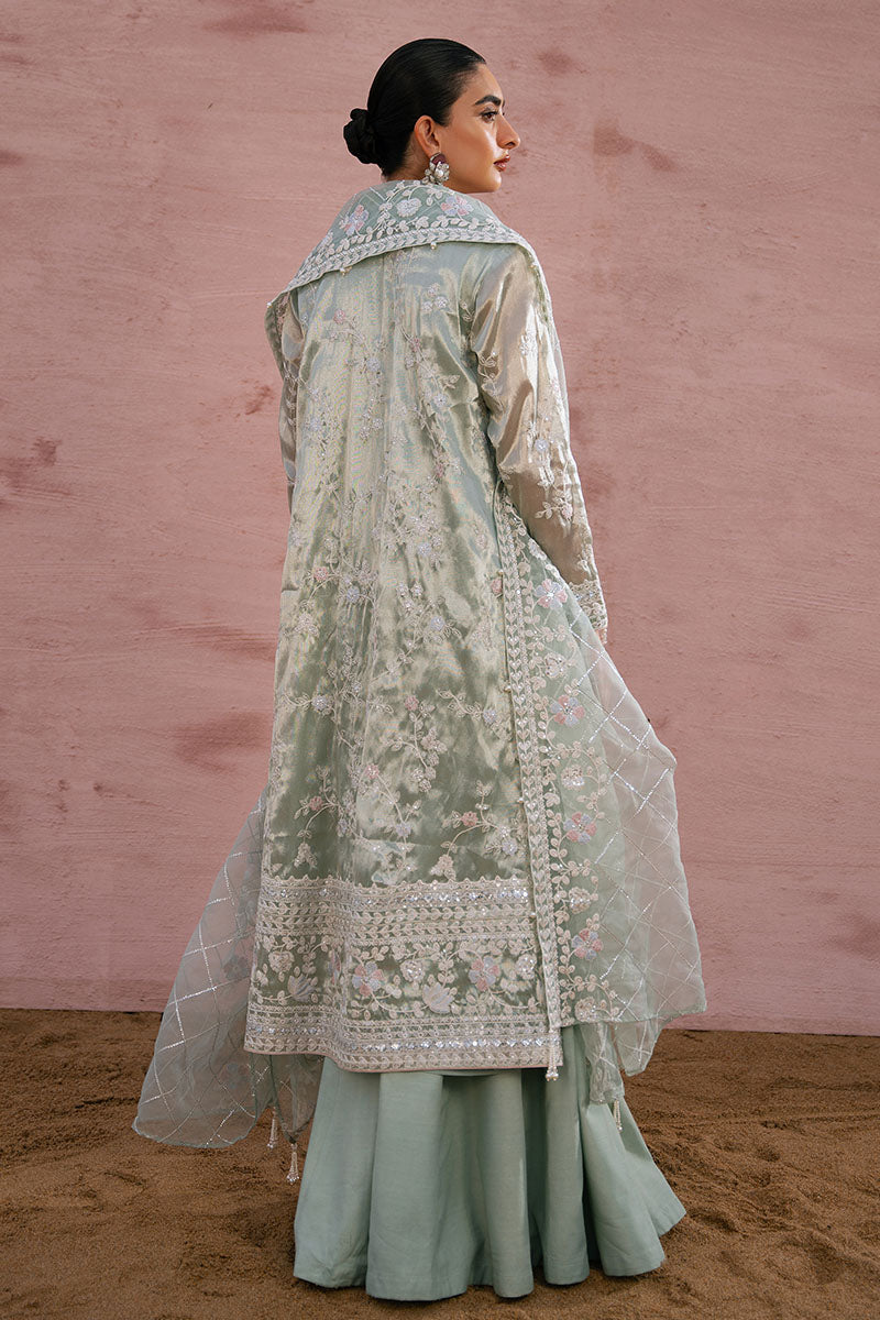 WHISPER DEW-3PC TISSUE EMBROIDERED PRET - Pehnaawaa