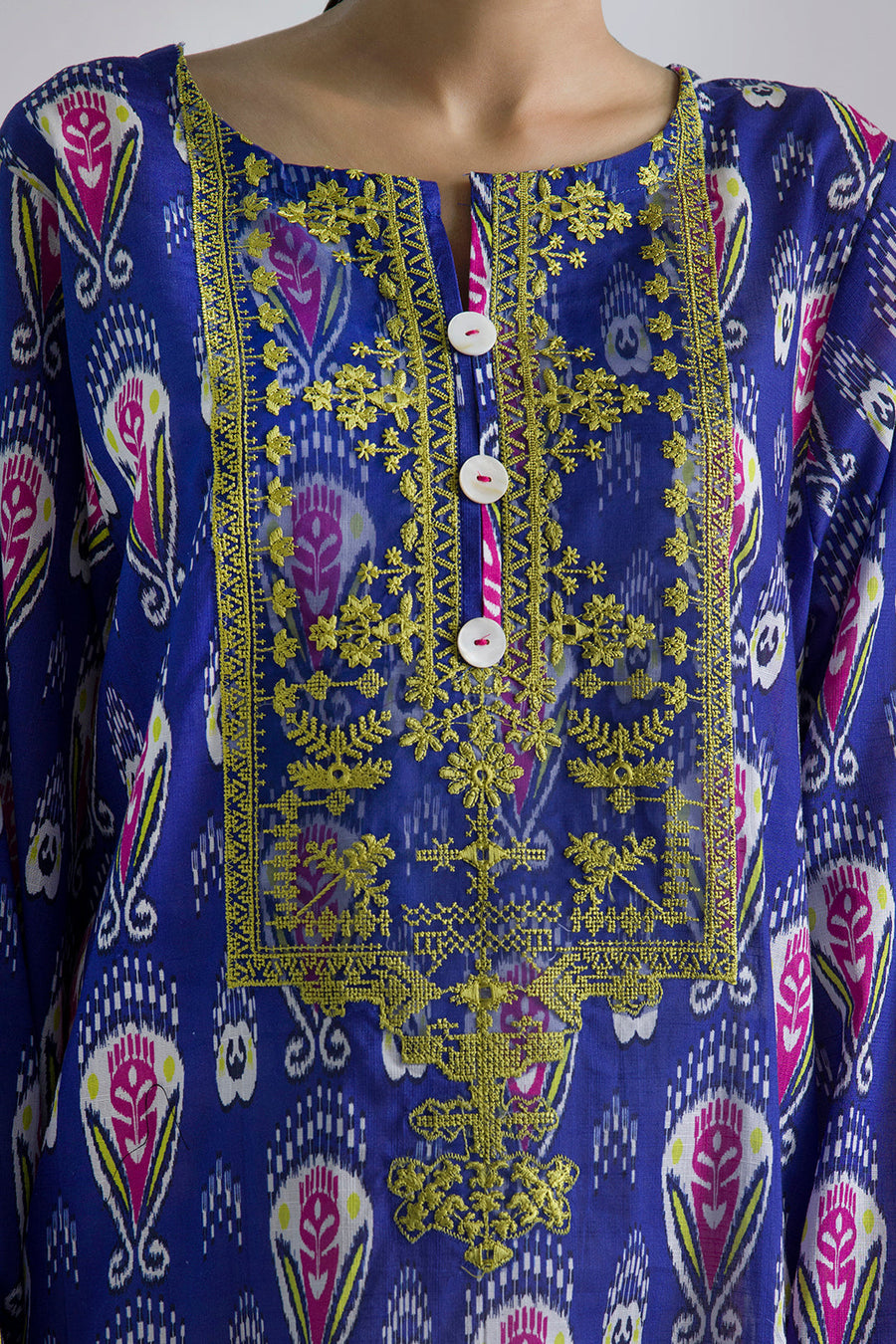 Premium Handwoven Cross Slub Fabric Kurta