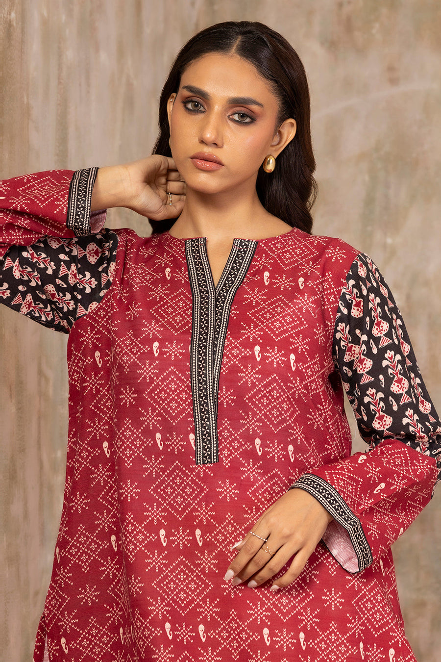 Khaddar Premium Handloom Kurta - Pehnaawaa