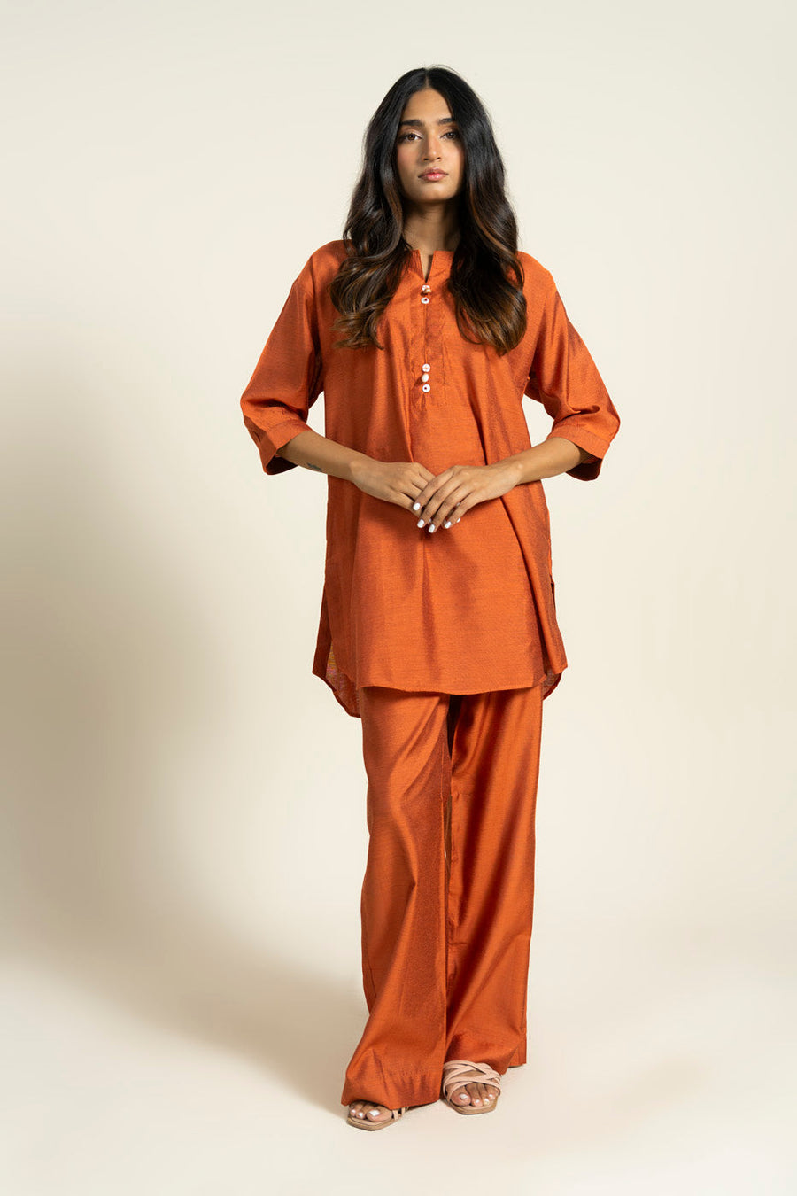 Elegant Cotton Silk Shirt For Everyday Wear - Pehnaawaa