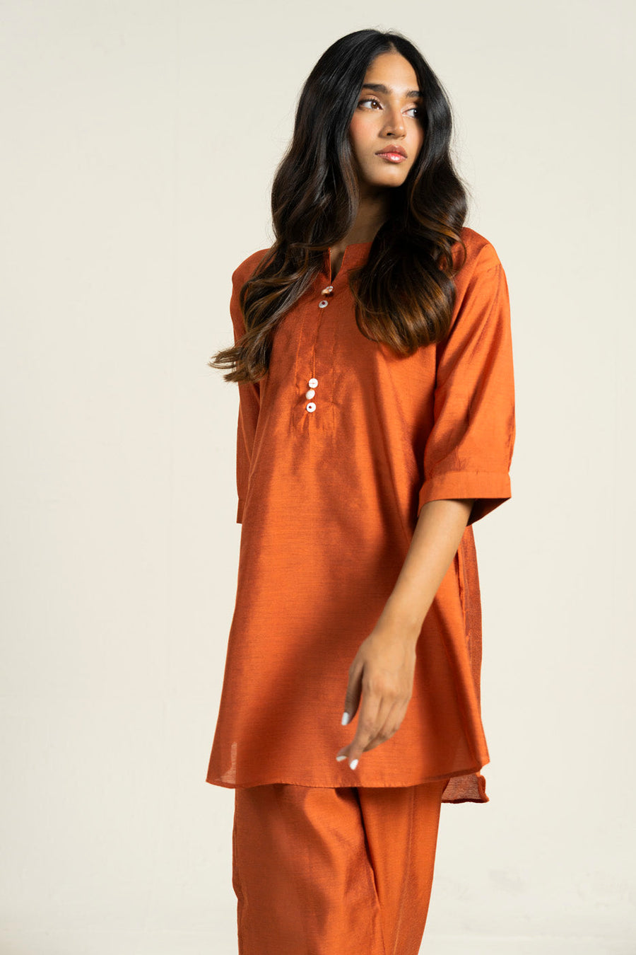 Elegant Cotton Silk Shirt For Everyday Wear - Pehnaawaa