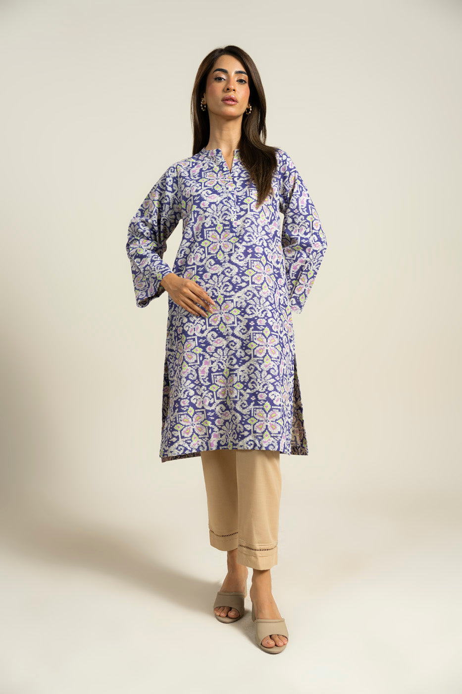 Timeless Khaddar Printed Shirt