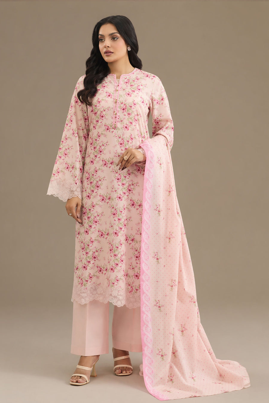 LAWN | EMBROIDERED - Pehnaawaa