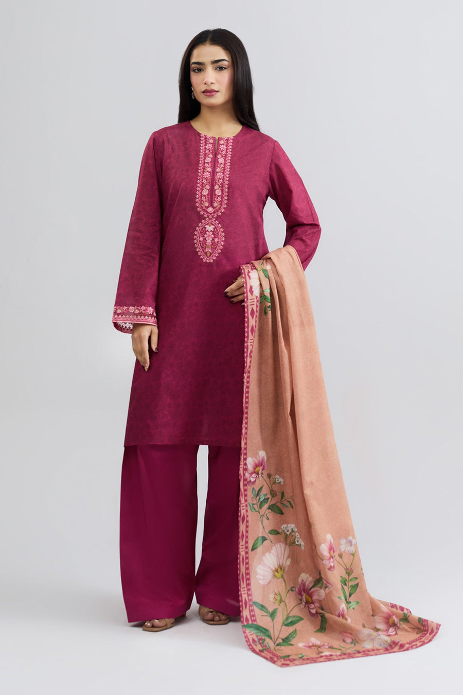 LAWN | EMBROIDERED - Pehnaawaa