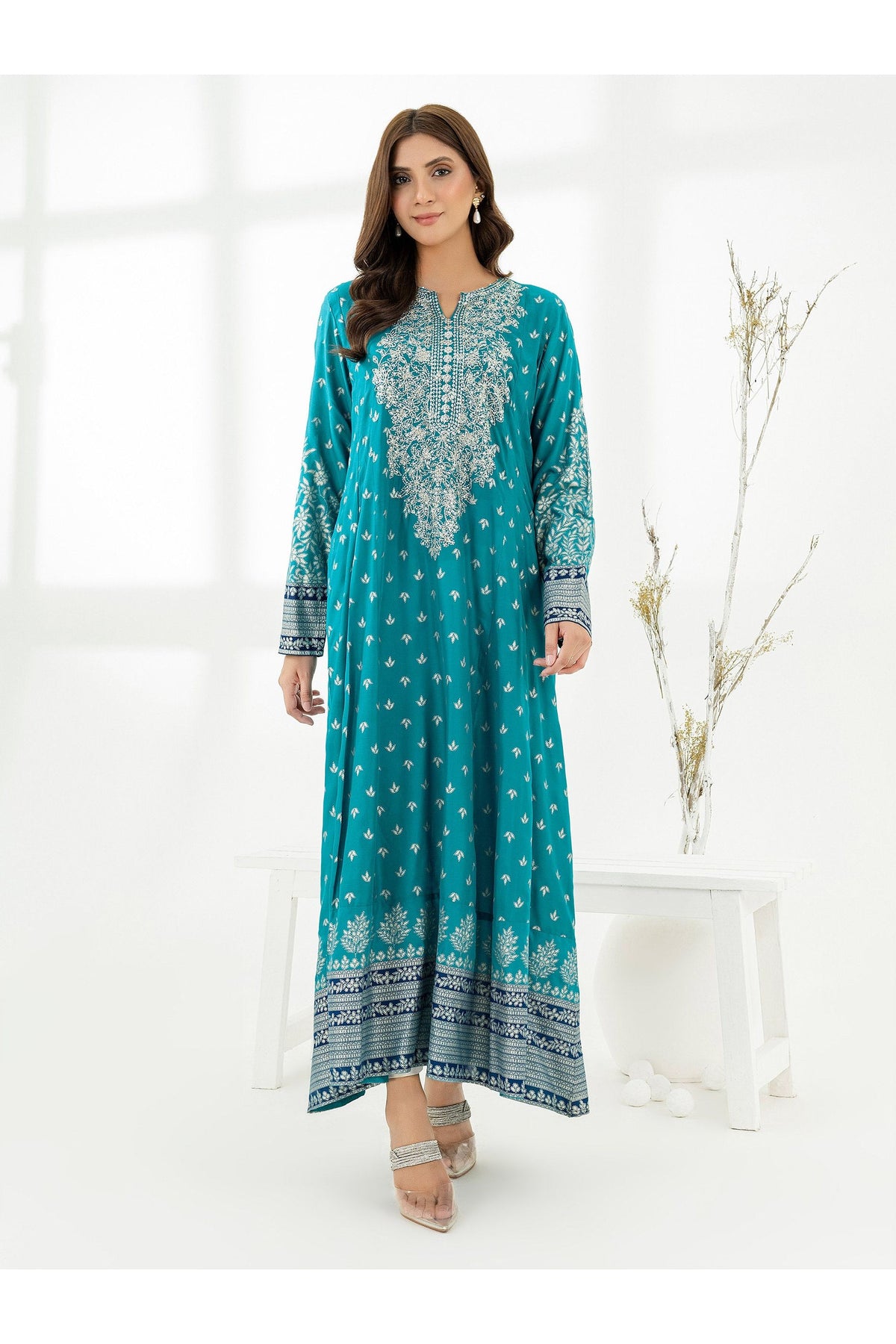Embroidered Lawn Pishwas for Effortless Style