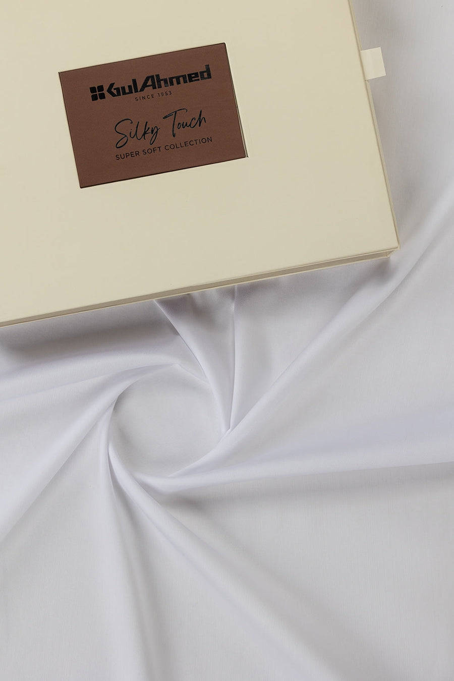 Ivory Cotton 3-Piece Unstitched Suit | Minimalist Drape - Pehnaawaa