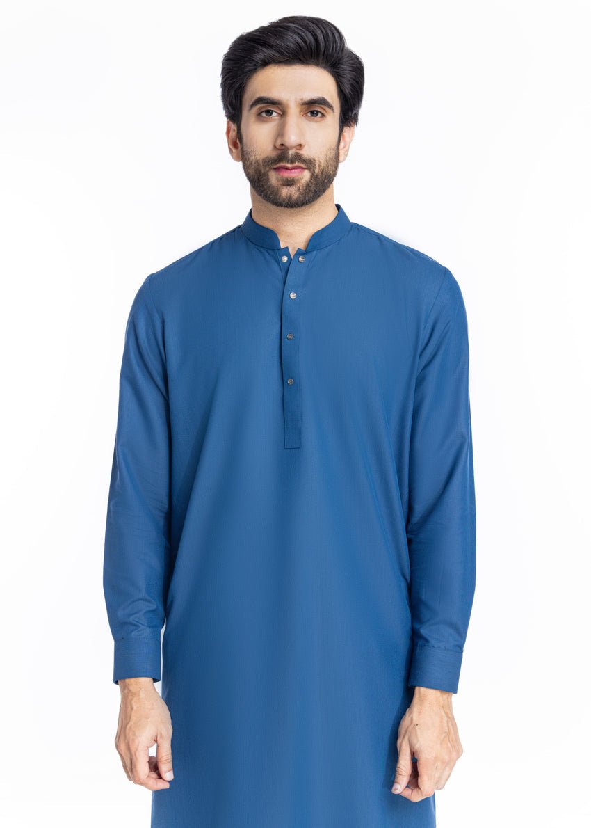Blue - Blended - Shalwar Suit - (MP2PSBW25BM11D2) - Pehnaawaa