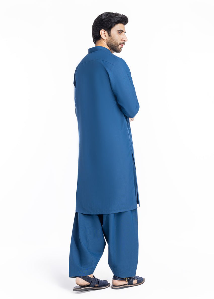 Blue - Blended - Shalwar Suit - (MP2PSBW25BM11D2) - Pehnaawaa