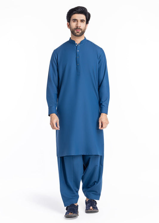 Blue - Blended - Shalwar Suit - (MP2PSBW25BM11D2) - Pehnaawaa