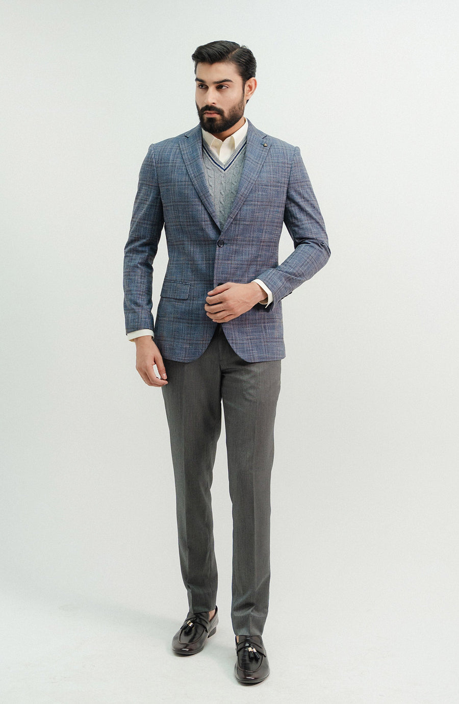TEXTURED BLAZER