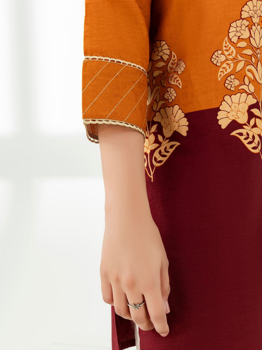 Cambric Kurti - Paste Print (Pret) - Pehnaawaa