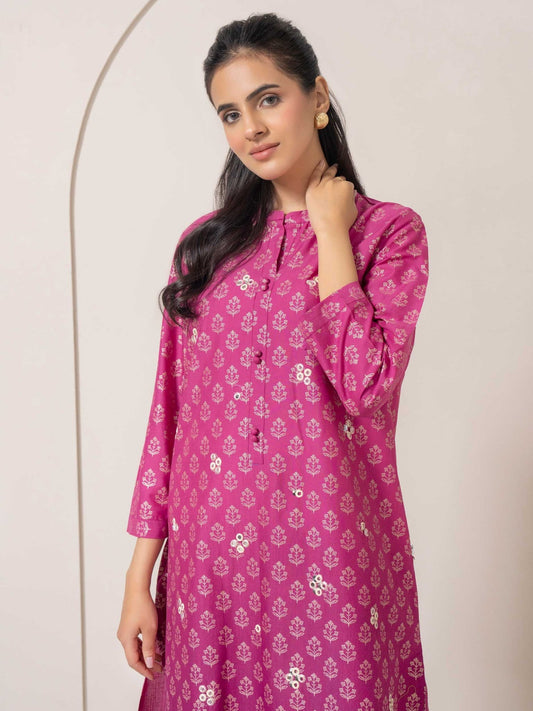 Cambric Shirt - Embroidered (Pret) - Pehnaawaa
