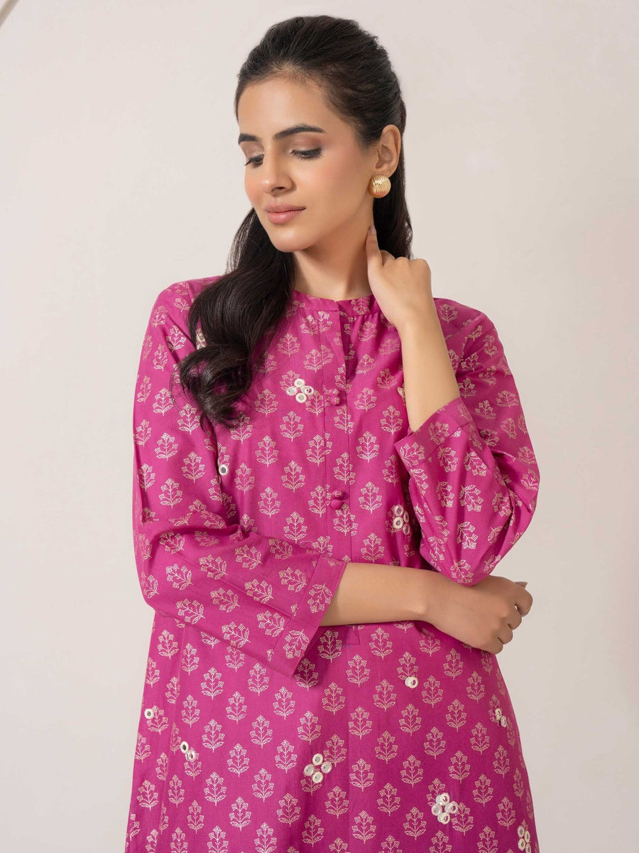 Cambric Shirt - Embroidered (Pret) - Pehnaawaa
