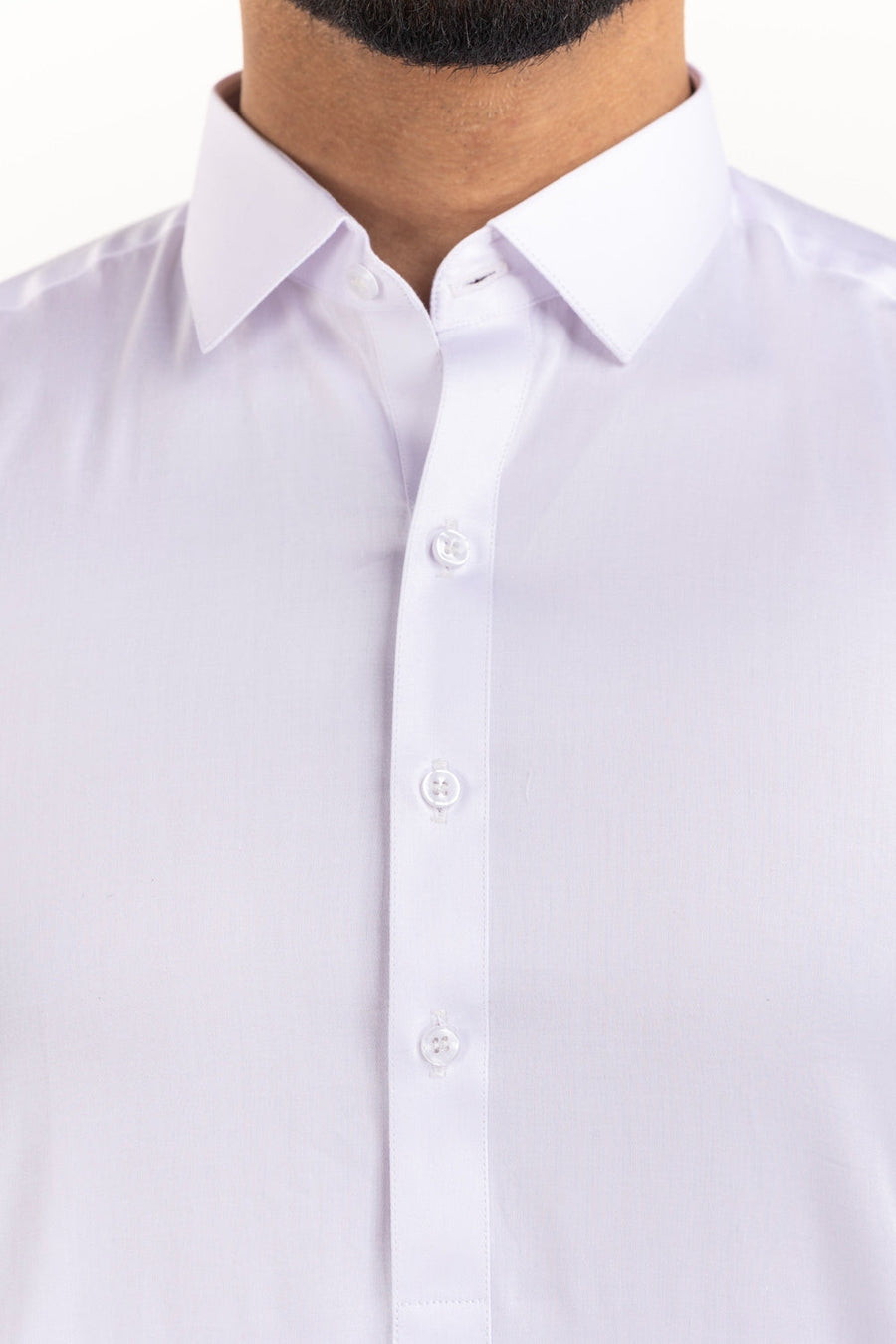 Off-White Cotton 2-Piece Men's Kurta | Classic Collar Silhouette