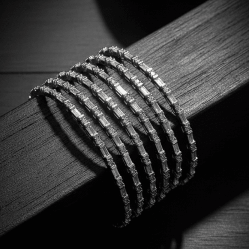 Celestial Golden Silver Six Bangles - Pehnaawaa