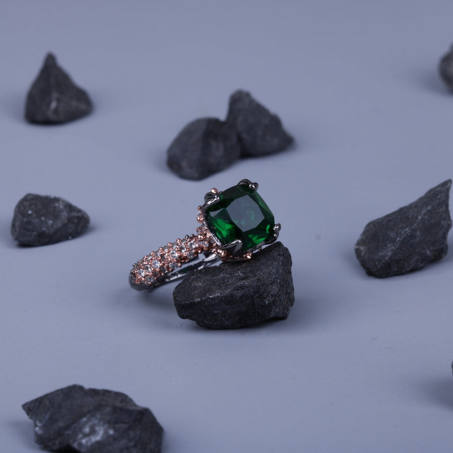 Cubic Zircons Oxidise Ring - Pehnaawaa