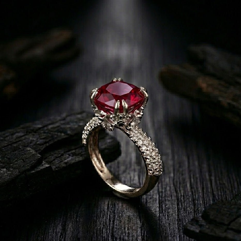 Elegant Multi-Gemstone Cocktail Ring