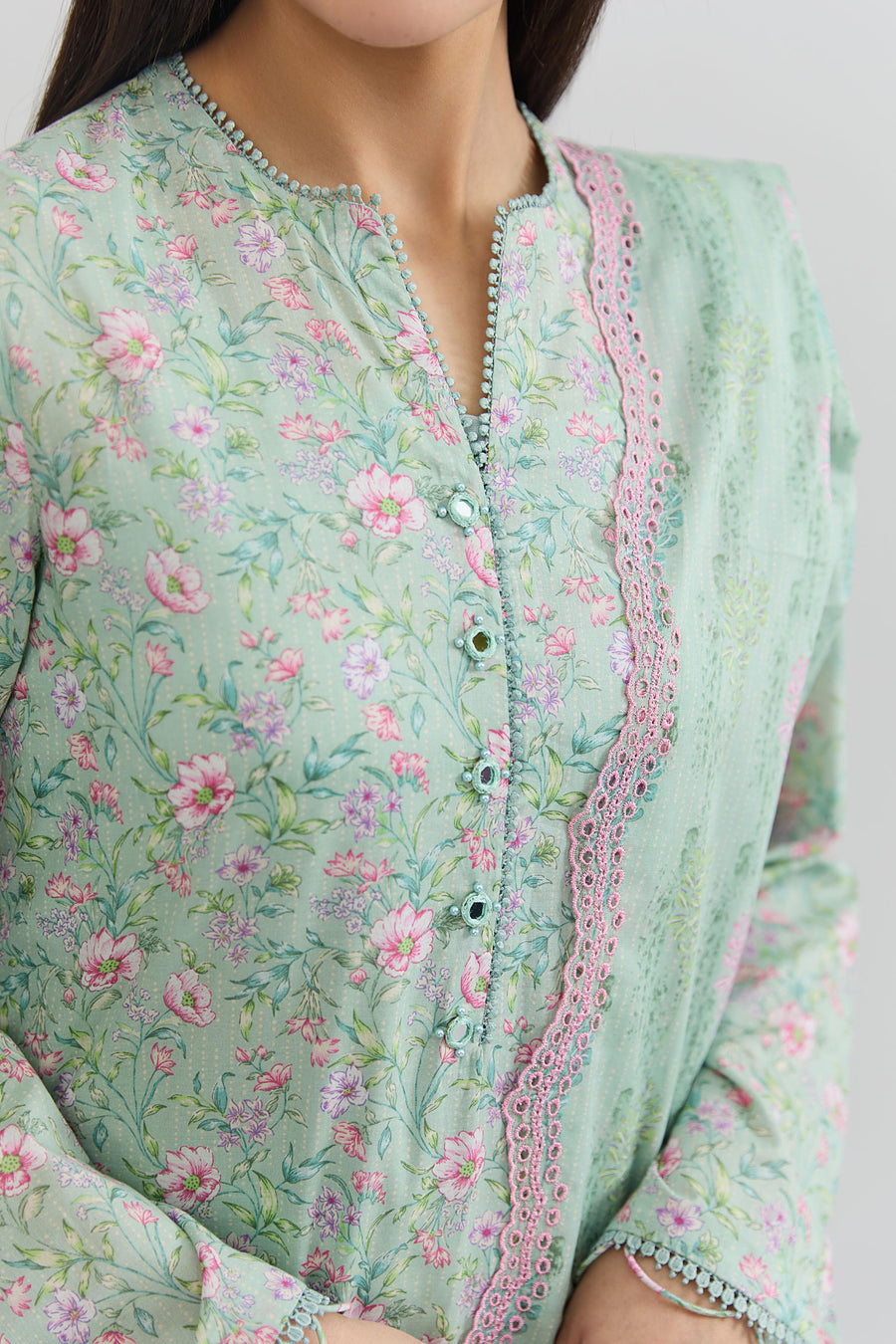 LAWN | EMBROIDERED - Pehnaawaa