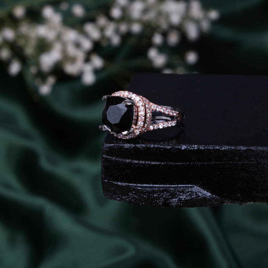 Delicate Oxidise Ring - Pehnaawaa
