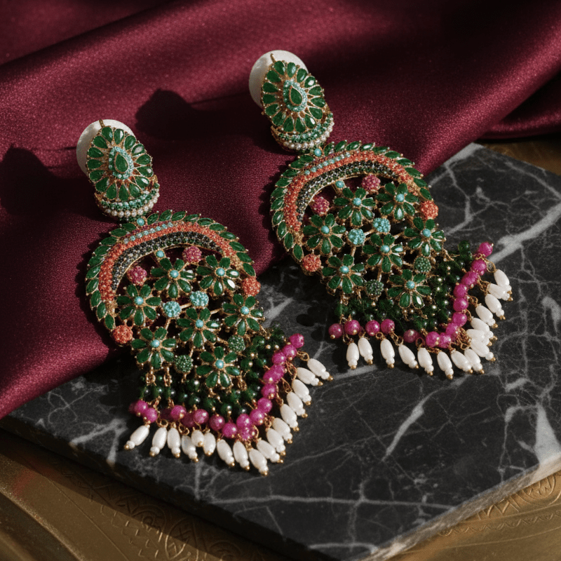 Designer Traditional Earrings - Pehnaawaa