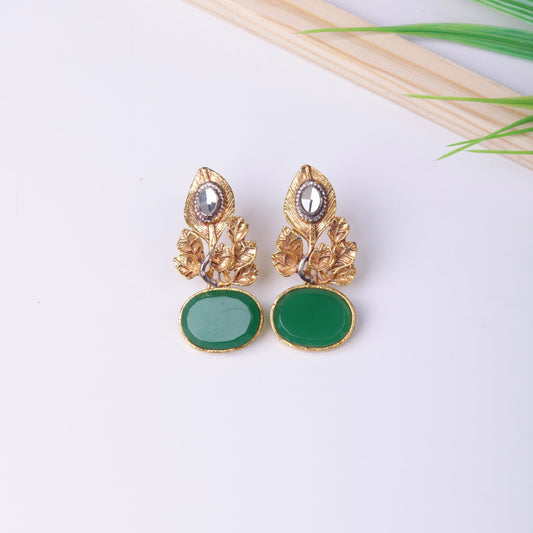 Designer's Leaf Studs - Pehnaawaa