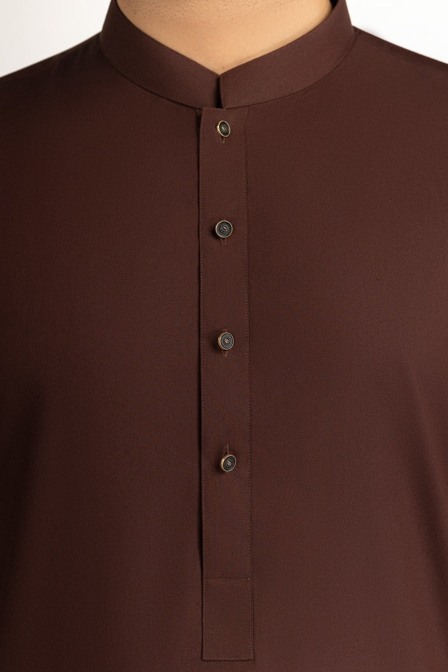 Lilac Cotton 2-Piece Kurta Set | Half-Button Placket
