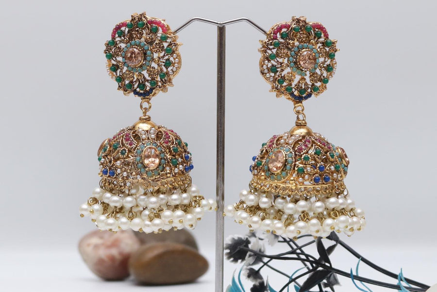 Elegant Jhumka Earrings - Pehnaawaa