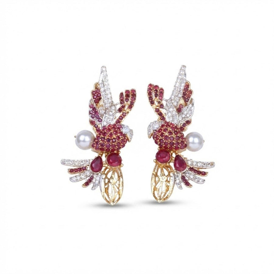 Elegant Parrot Earring - Pehnaawaa