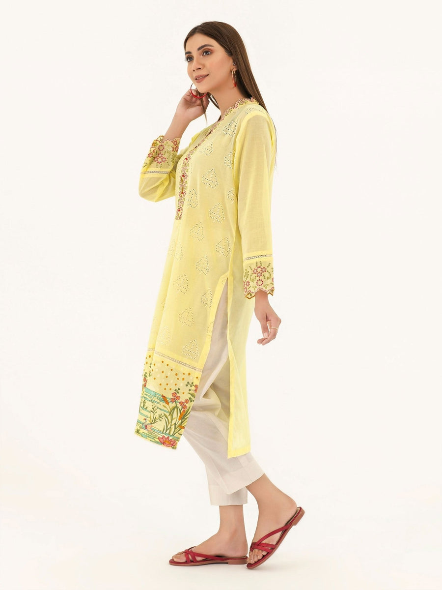 Embroidered Lawn Shirt - Pehnaawaa