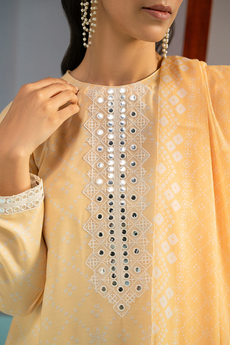 IRIS LIME-2PC (SHIRT & DUPATTA)
