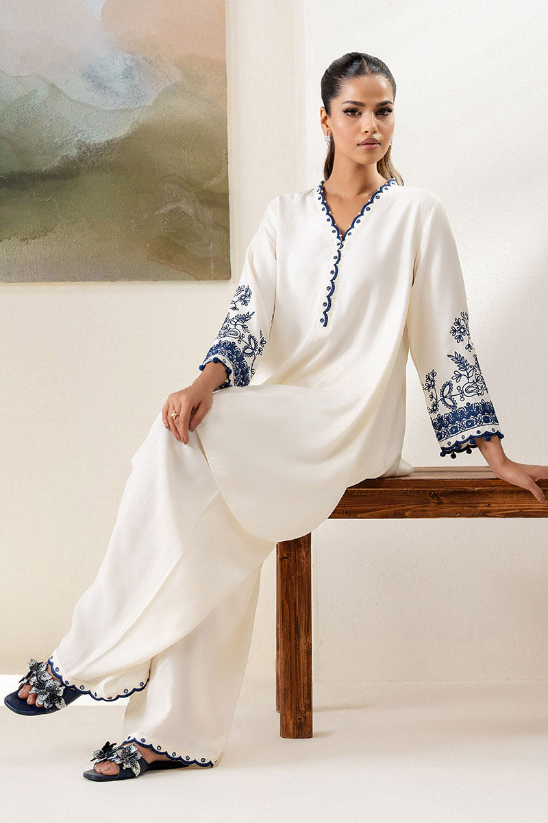 BLUE WAVE-2PC (SHIRT & TROUSER) - Pehnaawaa