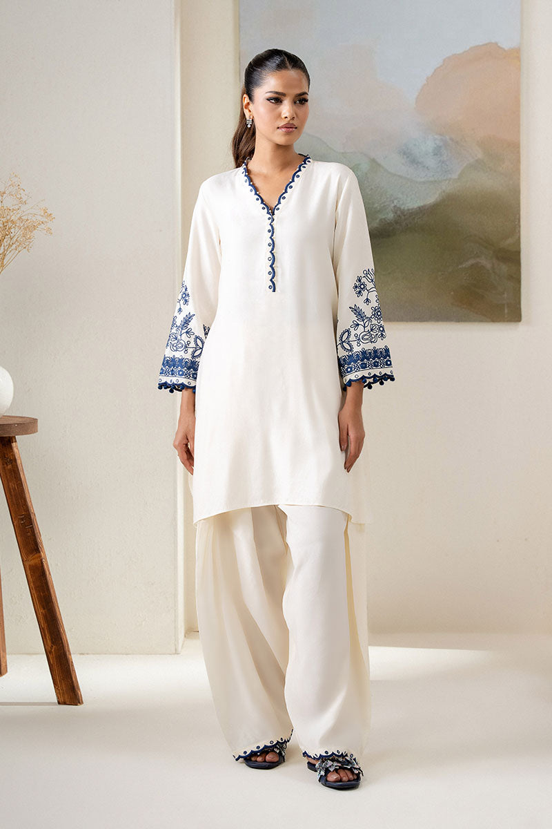 BLUE WAVE-2PC (SHIRT & TROUSER) - Pehnaawaa