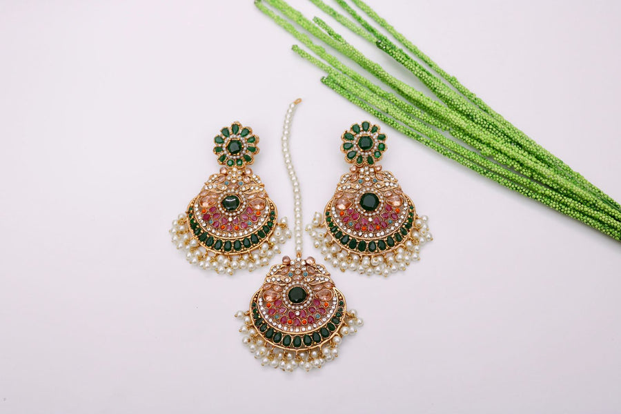 Exquisite Earrings with Teeka - Pehnaawaa