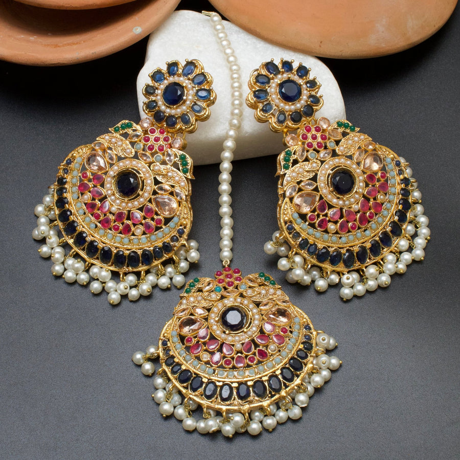 Exquisite Earrings with Teeka - Pehnaawaa