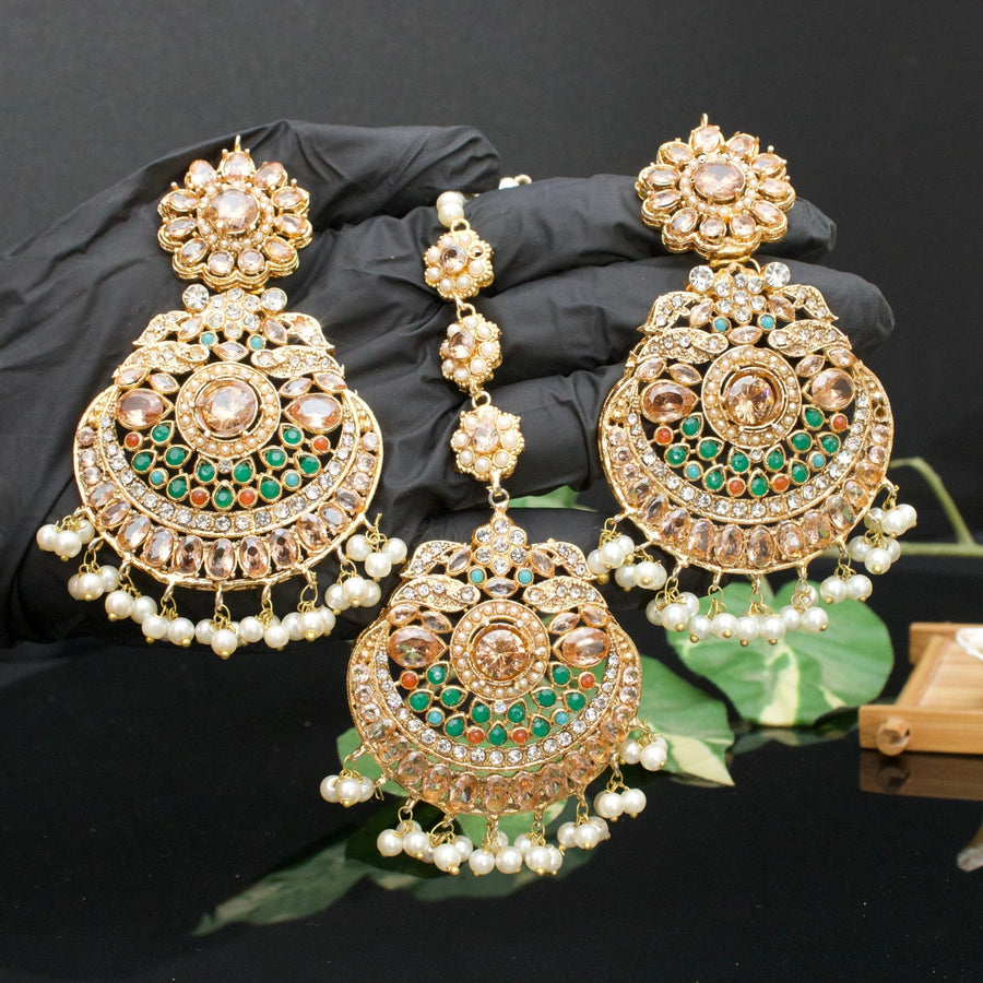 Exquisite Earrings with Teeka - Pehnaawaa