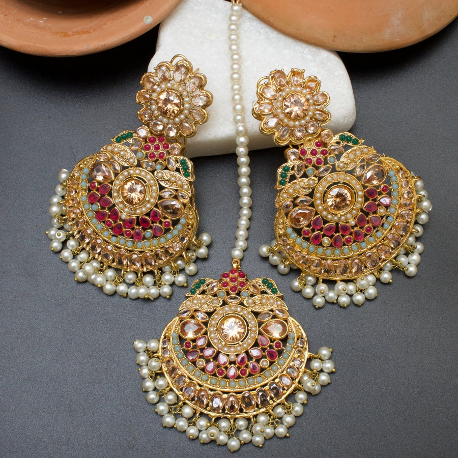 Exquisite Earrings with Teeka - Pehnaawaa