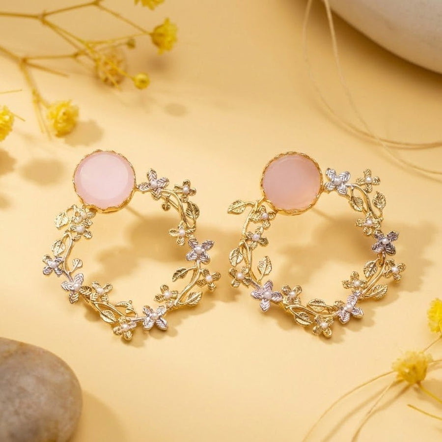 Flourish Pearl Earrings - Pehnaawaa