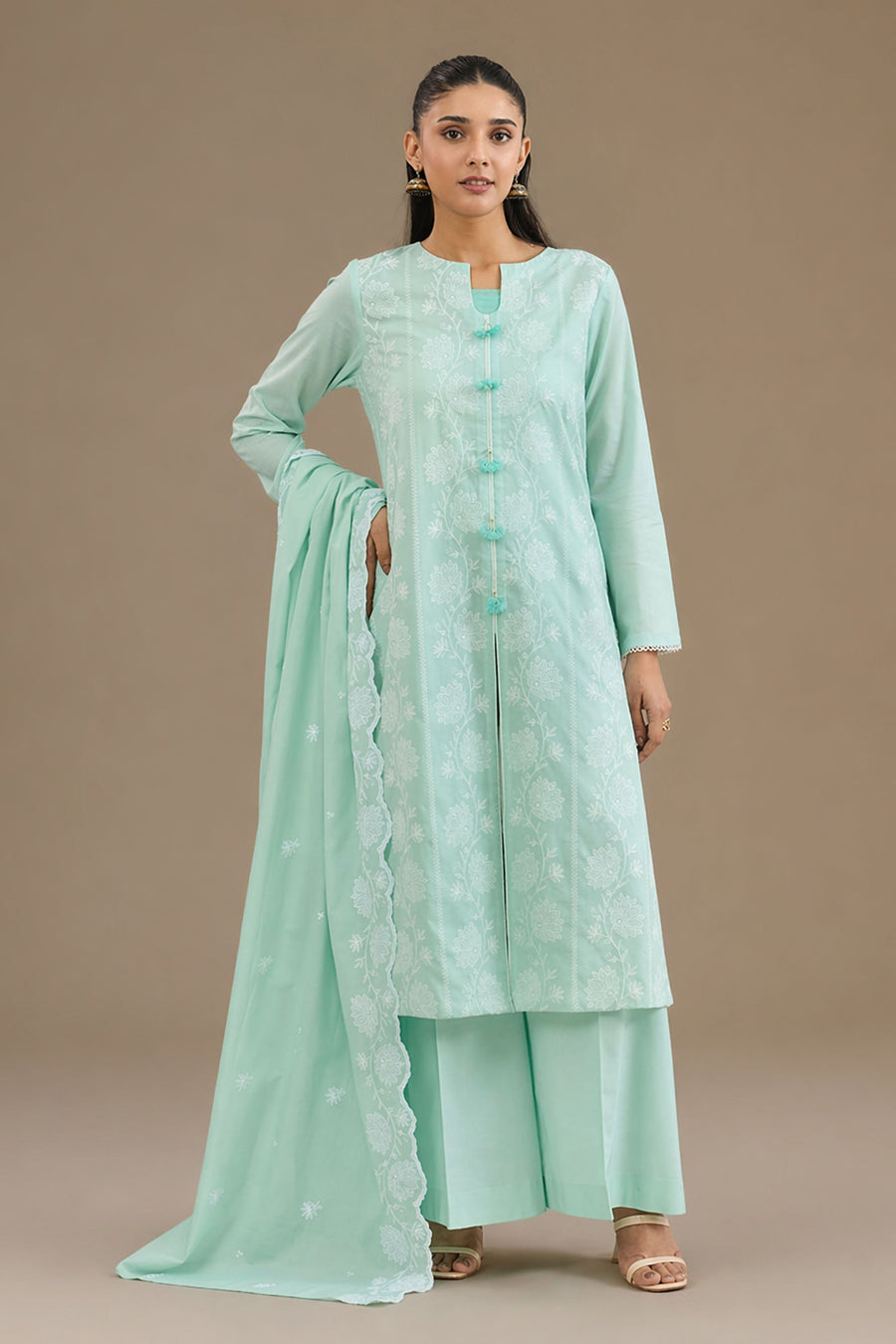 LAWN | EMBROIDERED - Pehnaawaa