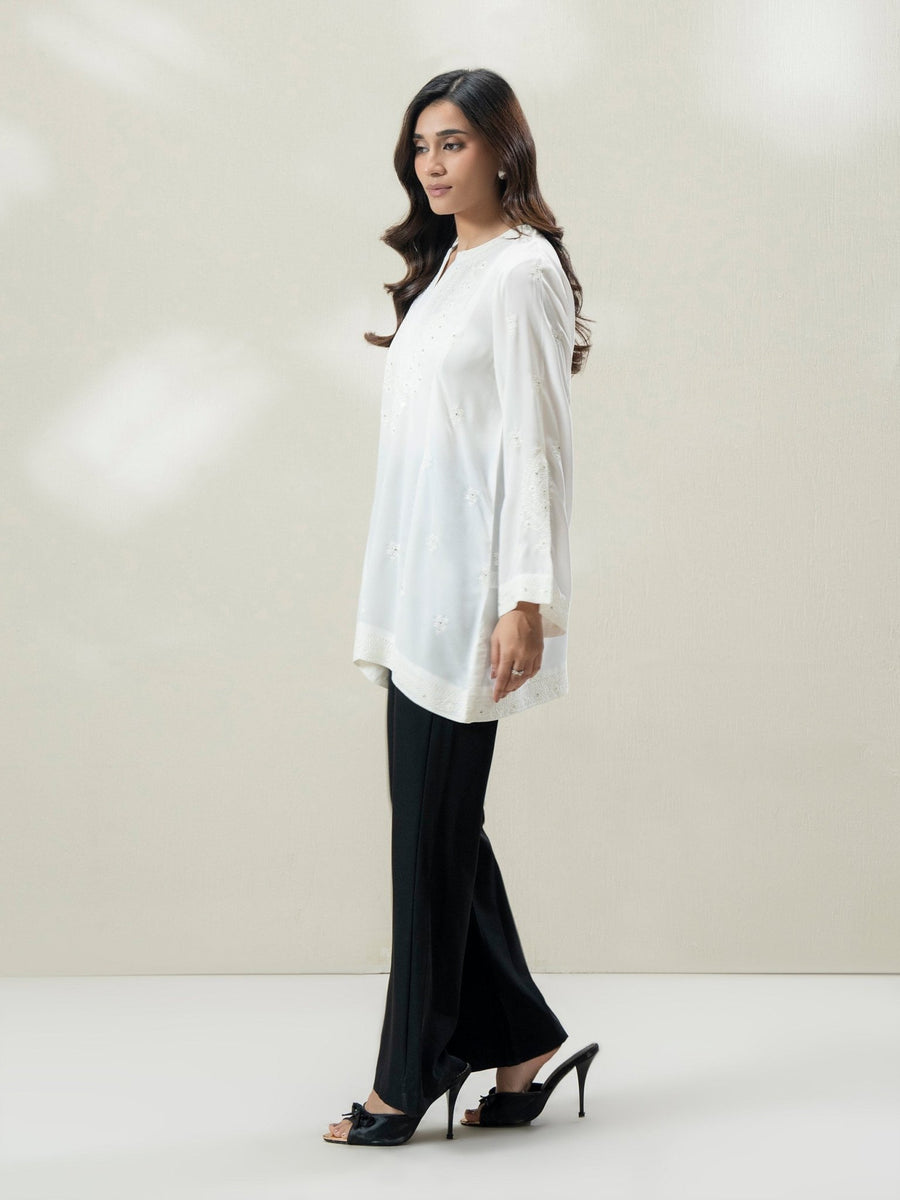 Grip Kurti - Embroidered (Pret) - Pehnaawaa