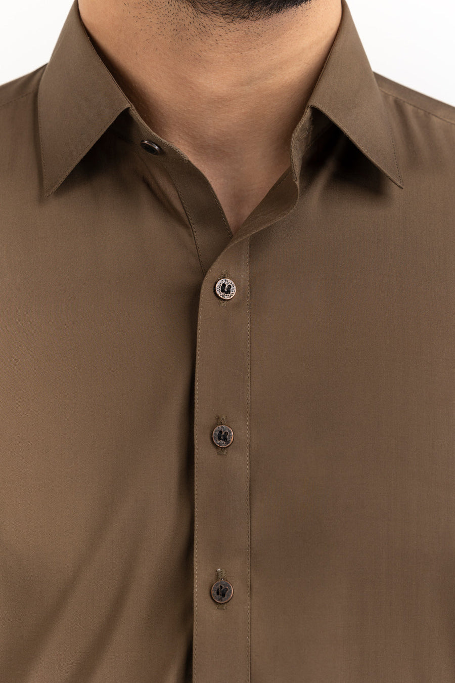Sage Linen 2-Piece Kurta Set | Mandarin Collar