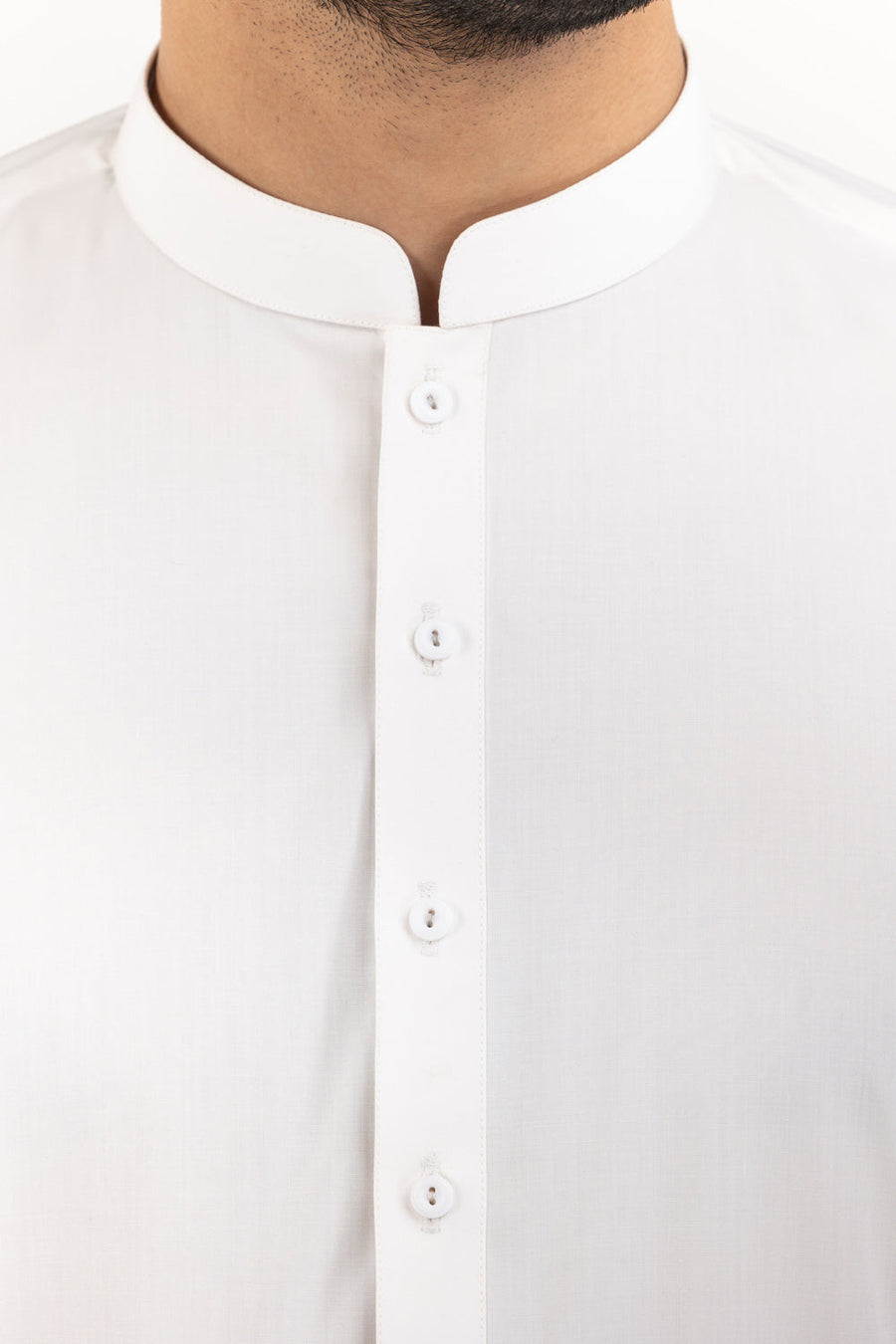 Sage Linen 2-Piece Kurta Set | Mandarin Collar