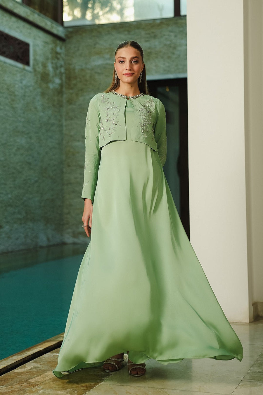 Hinat Jacket & Dress (2pc) - Pehnaawaa