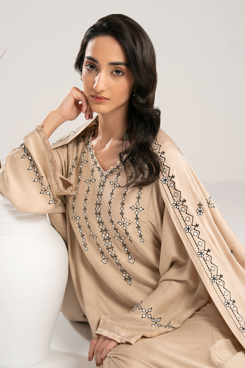 SHADOW DUST-2PC(SHIRT & DUPPATA) - Pehnaawaa