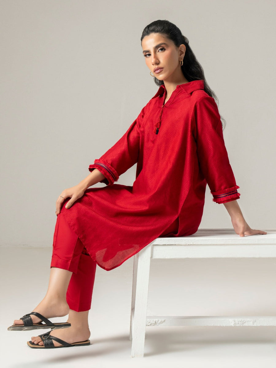 Jacquard Shirt - Dyed (Pret) - Pehnaawaa