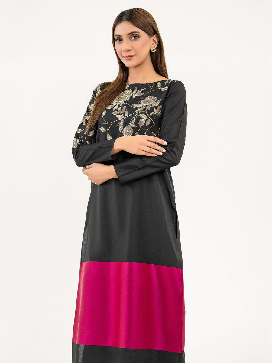 Jacquard Shirt - Embroidered(Pret) - Pehnaawaa