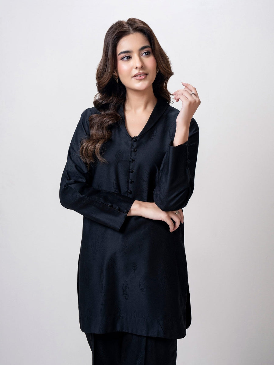 Jacquard Yarn - Dyed Co - ord Set - Pehnaawaa