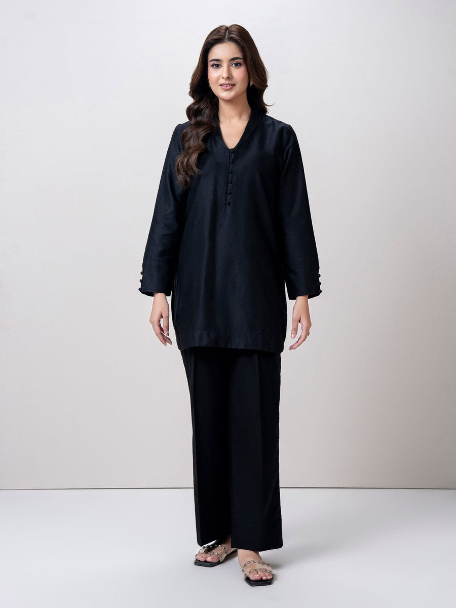Jacquard Yarn - Dyed Co - ord Set - Pehnaawaa