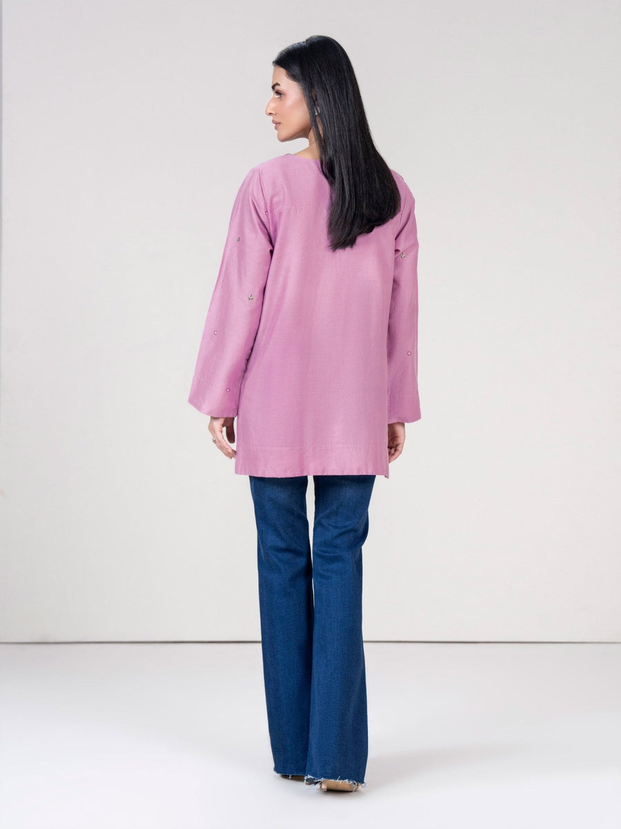 Khaddar Kurti - Embroidered - Pehnaawaa
