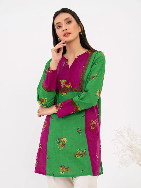 Khaddar Kurti - Printed (Pret) - Pehnaawaa