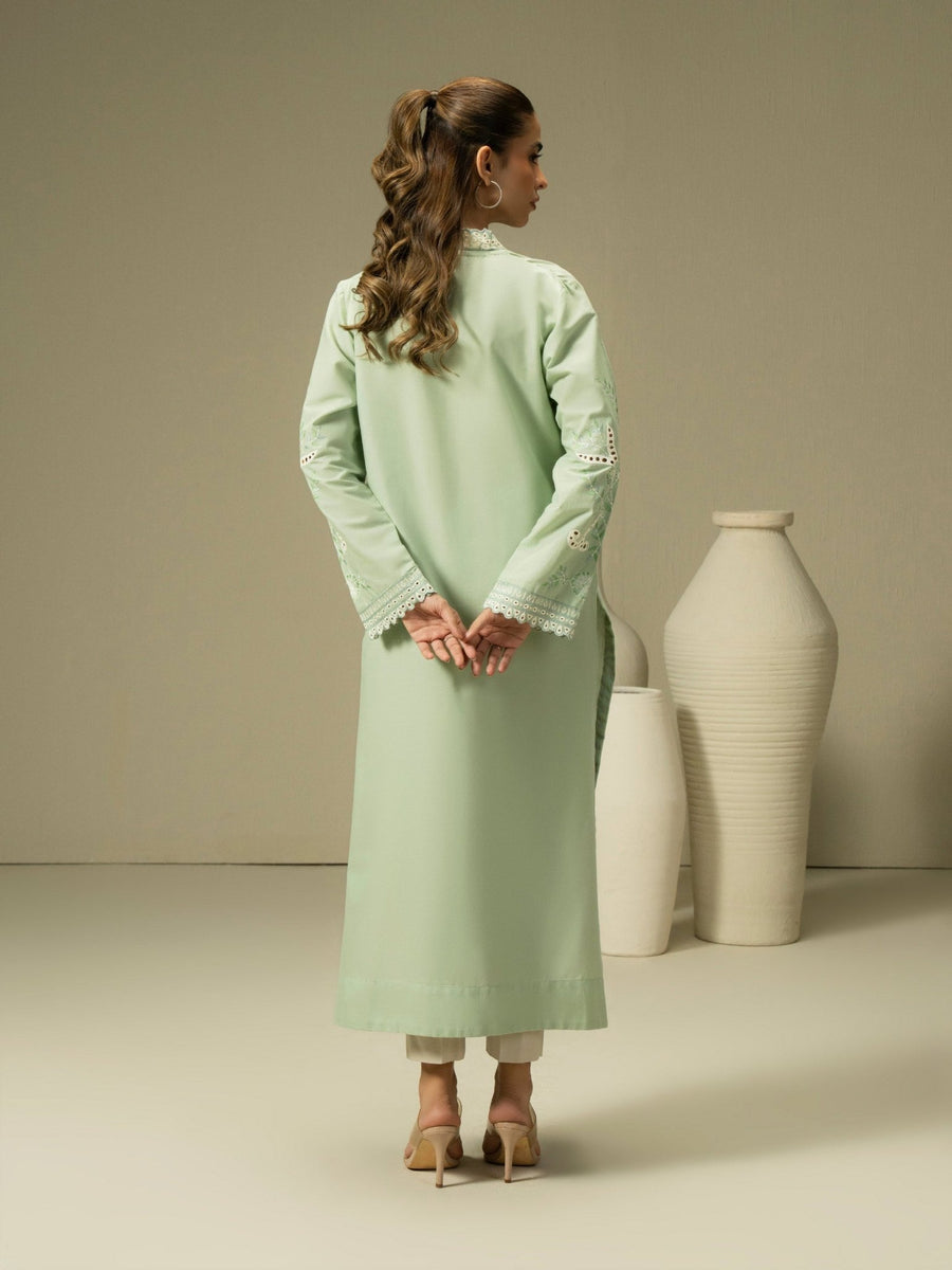 Khaddar Shirt - Embroidered (Pret) - Pehnaawaa
